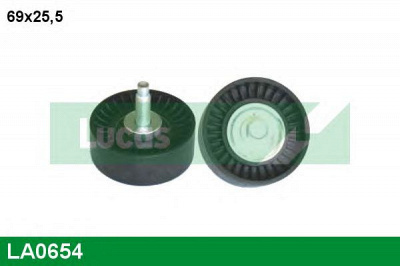 LUCAS ENGINE DRIVE la0654 -  Паразитный / ведущий ролик, поликлиновой ремень